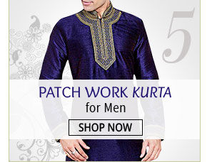 Look dapper in Patch Work Kurtas for Men. Bag now!