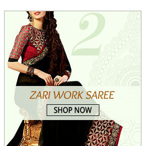 Look graceful in this gorgeous Zari Work Saree. Get yours!