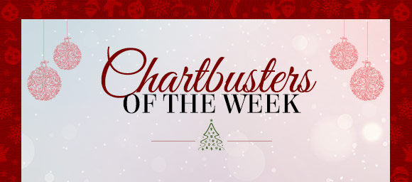 Chartbusters of the week. Shop Now!