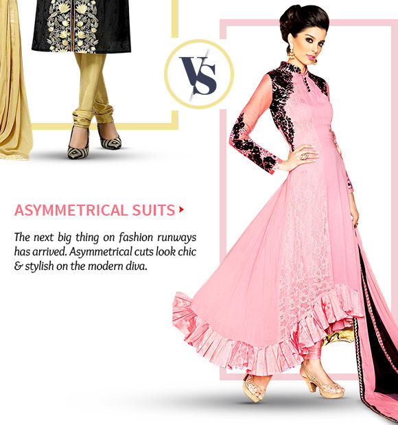 Select from our striking range of Asymmetrical Suits. Buy Now!