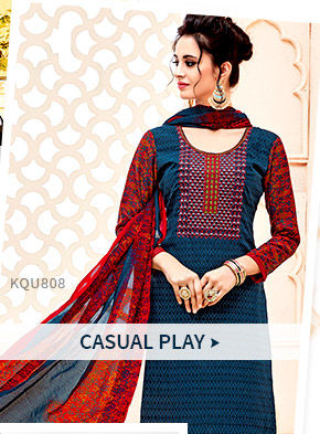 Salwar Suits for casual occasions. Shop!