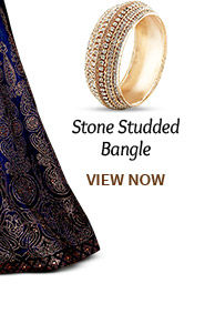 Beautiful Bangles, Necklace Sets, Jute & Art Silk Clutch Circular Lehenga Cholis & more. Buy Now!