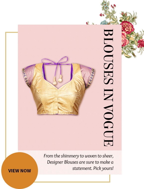 A lovely collection of Designer Blouses. Buy Now!