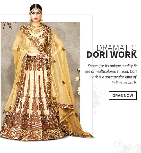  A beautiful array of Ensembles with Dori wok. Buy Now!