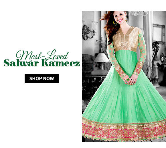 Salwar Kameez with Zari, Resham, Patch work & more.Shop!