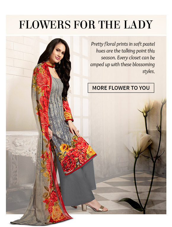 Floral printed ensembles for daytime dos. Shop!