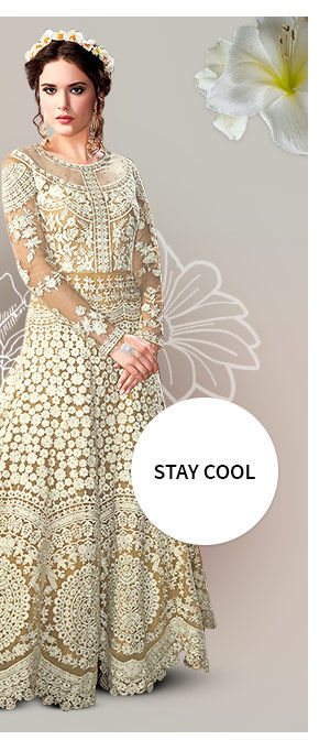 Sarees, Suits and Lehengas in White. Shop! Sarees, Suits and Lehengas in White. Shop!