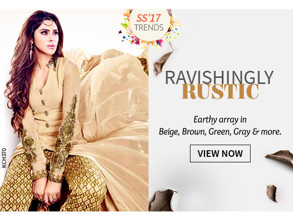 Rustic Trend in natural fabrics like Linen, Silk, Cotton, Raw Silk and Dupion Silk. Shop! 