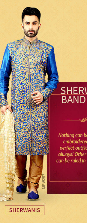 A versatile range of Sherwanis. Shop Now!