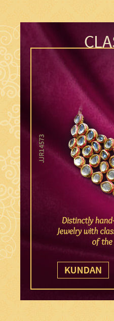 A scintillating range of Kundan Jewelry. Shop Now!