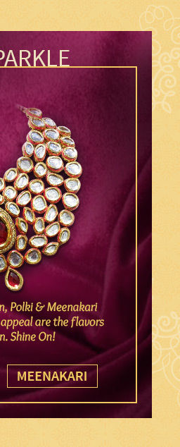 A beautiful range of Meenakari Jewelry. Shop Now!