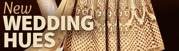 Choose from our wide array of Lehenga Cholis in Beige, Gold, Orange & more. Shop Now!