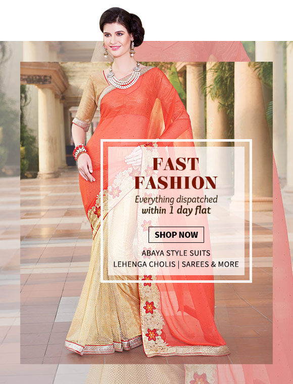 Ready to Ship Collection of Zari Sarees, Straight Suits, Tunics, Menswear & more. Shop Now!
