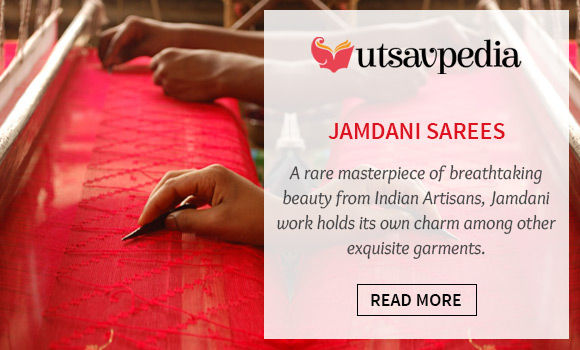 Explore the Jamdani Sarees in Utsavpedia. View Now!