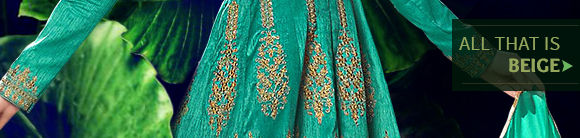 keep it subtle with a repertoire of beige salwar suits.