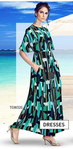 Vacation Closet: Upto 25% Off on Indo western Dresses. Shop!