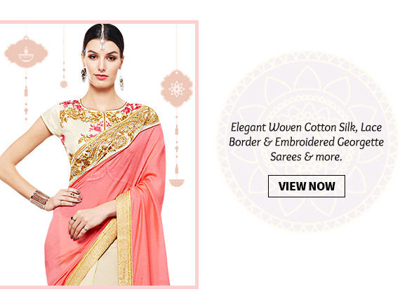 Choose from our wide range of traditional & contemporary Sarees. Shop Now!
