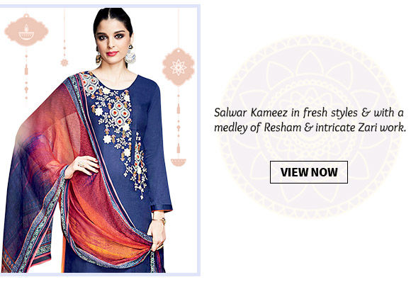 Pick for our latest Collection of stunning Salwar Kameez. Buy Now!