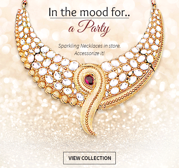 Choose from our sparkling range of Necklace Sets. Buy Now!