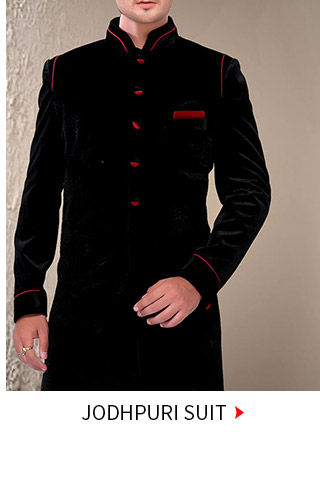 A myriad of smart & classic Jodhpuri Suits & Dhotis. Buy Now!