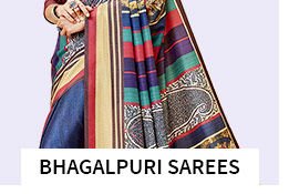 Bhagalpuri Sarees in pretty shades. Shop!