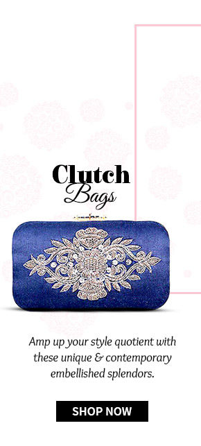 Pick your favorite from our stunning range of Clutch Bags. Shop Now!