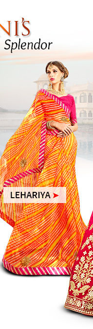 Lehariya Print sarees. Shop!