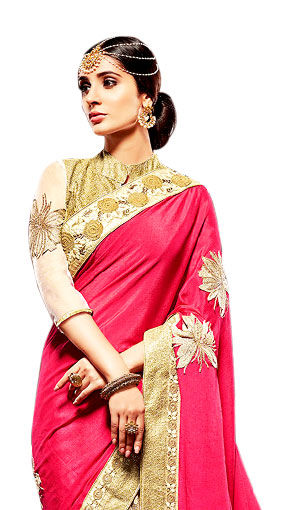 Choose from our wide range of Half ‘N’ Half Sarees. Buy Now!