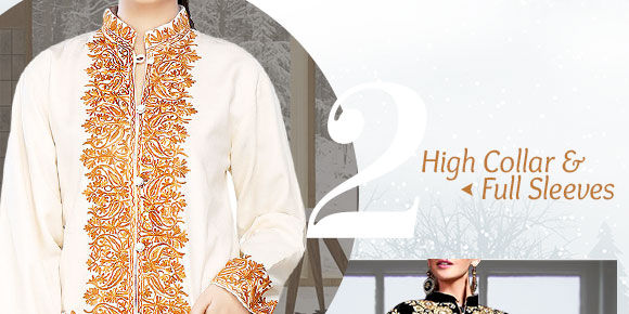  A beautiful collection of Outfits with High-Collar necklines. Buy Now!