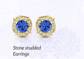 Stone Studded Earrings. Shop Now!