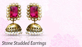 Stone Studded Earrings. Shop Now!