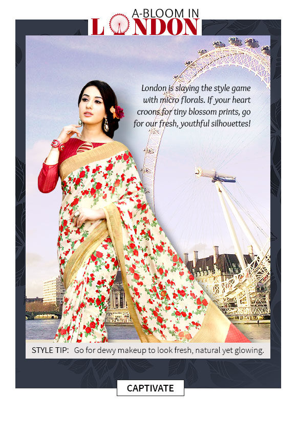 An inspiring collection of Attires with floral motifs. Buy Now!