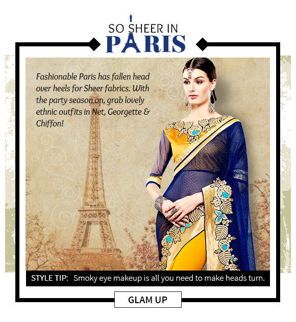 Choose from our stunning range of silhouettes in sheer fabric. Buy Now!