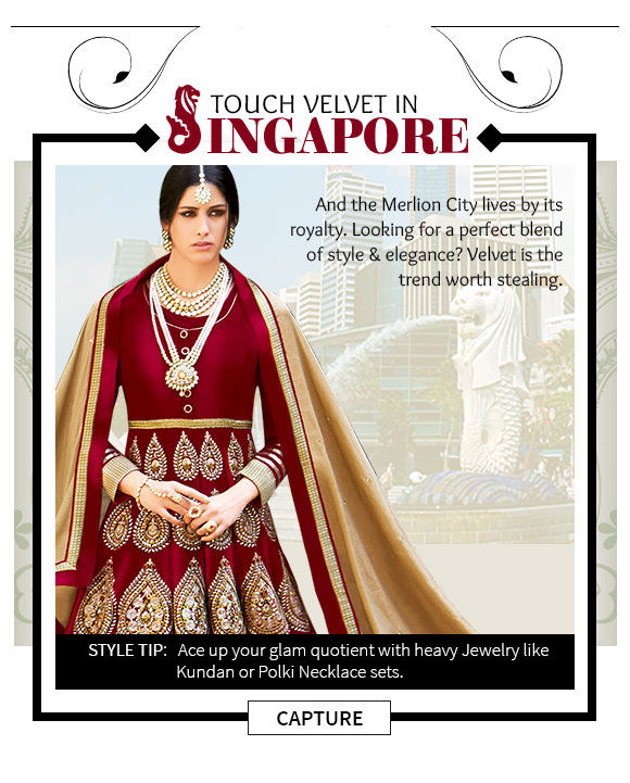 A lovely array of ensembles in Velvet. Buy Now!