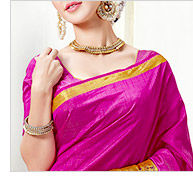 Pick your favorite from our gorgeous range of Tussar Silk Sarees. Buy Now!