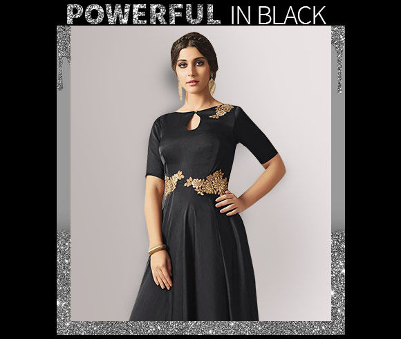 Black Indo Westerns like skirts, kurtis and more. Shop! Black Indo Westerns like skirts, kurtis and more. Shop!