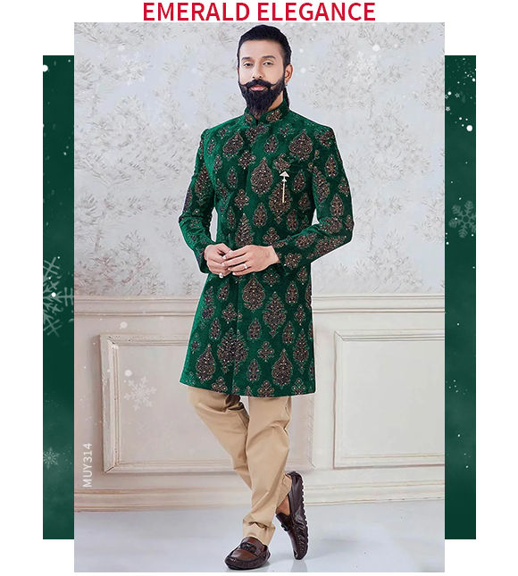 Party Wear styles In Green for Christmas.Shop! 