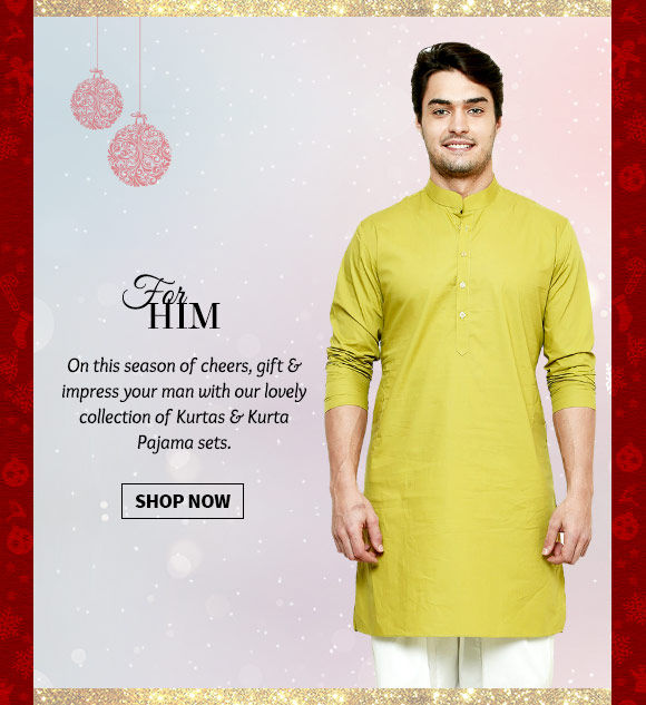  Versatile range of Kurtas & Kurta Pajamas. Buy Now!