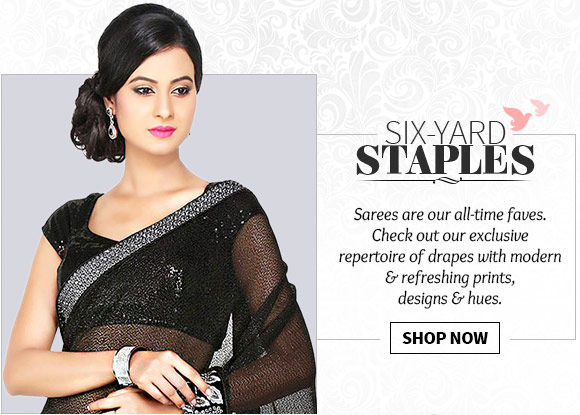 Choose from our beautiful range of Contemporary Sarees. Buy Now!