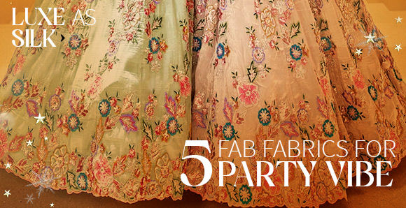 Party perfect art-silk Sarees, Salwar Suits Lehengas & more. Shop!